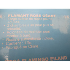 2 FLAMANTS ROSE GEANT 2.18X2.11X1.36 