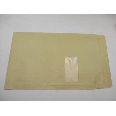 25 enveloppes kraft arme avec fenetre 32.5x22.8 soufflet3cm