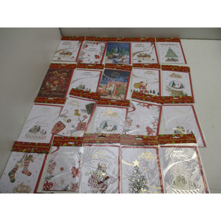 40 cartes noel avec envelopes