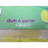 3 blisters de 6 oeufs a garnir