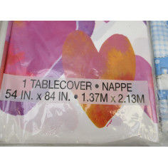 11 nappes de table 1.37x2.13 metres