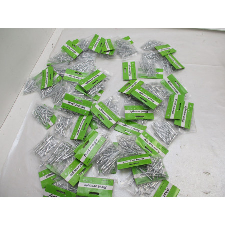 50 lots de 20 rivets aveugles a 0.25€