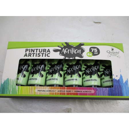 6 peintures acryliques 75ml