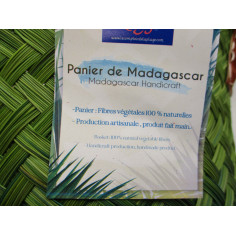 12 PANIERS DE PLAGE ADULTE ROND MADAGASCAR