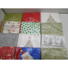 18 SETS DE 20 SERVIETTES NOEL 33X33CM 3 PLIS