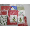 18 SETS DE 20 SERVIETTES NOEL 33X33CM 3 PLIS