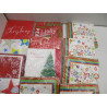 18 SETS DE 20 SERVIETTES NOEL 33X33CM 3 PLIS