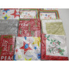 18 SETS DE 20 SERVIETTES NOEL 33X33CM 3 PLIS