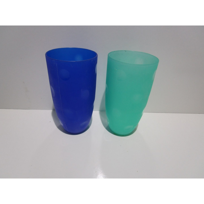 2 VERRES DE SALLE DE BAIN