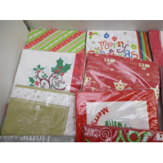 46 SETS DE 20 SERVIETTES NOEL 33X33CM 3 PLIS