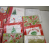 46 SETS DE 20 SERVIETTES NOEL 33X33CM 3 PLIS