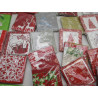 40 SETS DE 20 SERVIETTES NOEL 25X25CM 3 PLIS