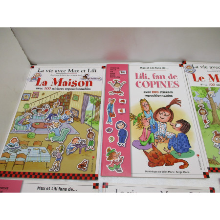 8 stikers la vie de max et lili