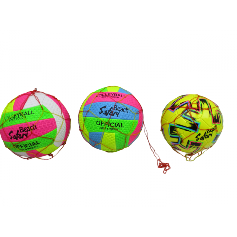 3 ballons de foot Ø25cm  a 7€