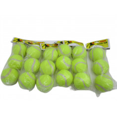 6 LOTS DE 3 BALLES DE TENNIS