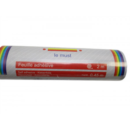 3 feuilles adhesives