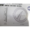 Spot led 12w 220-240v  Ø170cm  epais27mm