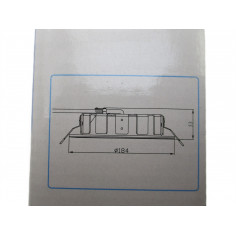 lampe led 220v  17w  diametre 164cm