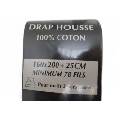 DRAP HOUSSE 160X200