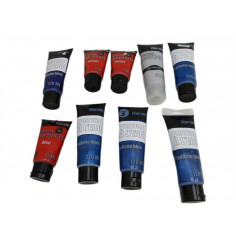 9 tubes de peinture