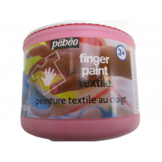 2 peintures textile au doigt 500ml