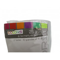 25 pinces a fermeture hermetique