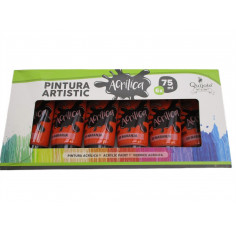 6 peintures acryliques 75ml