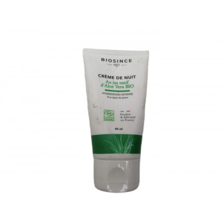 6 Crème De Nuit Aloé Vera Bio 40ml
