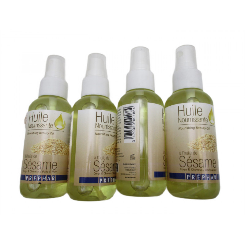 4 huiles nourrissantes corps et cheveux