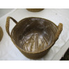 12 Paniers jonc de mer Ø30 haut 20 cm