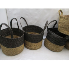 8 Paniers jonc de mer