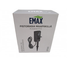 6 Support avec 4 prises pour exterieur