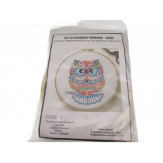 Kit de broderie tambour 20 cm