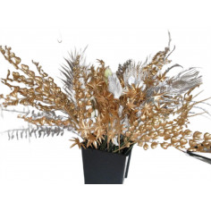 52 fleurs artificielle + pot