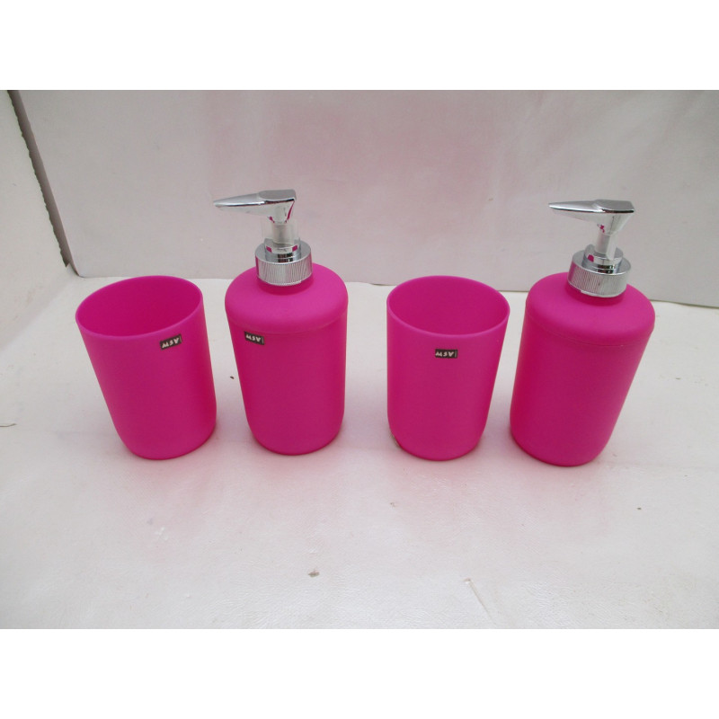 2 Distributeurs de savon + 2 verres