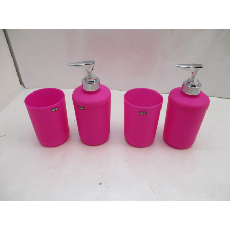 2 Distributeurs de savon + 2 verres