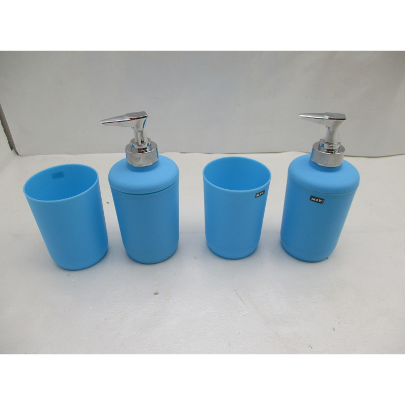2 Distributeurs de savon + 2 verres