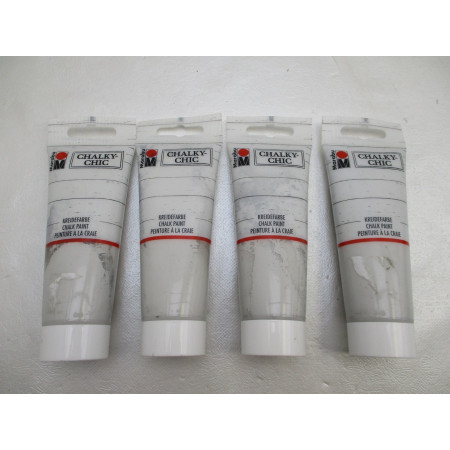 4 Peintures a la craie gris pierre