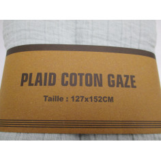 Plaid coton 127x152 cm