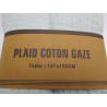 Plaid coton 127x152 cm