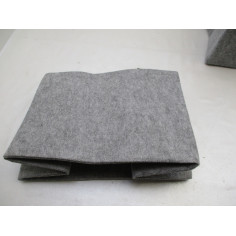 2 Paniers de rangement en feutre portable  40x26xh27cm