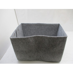 2 Paniers de rangement en feutre portable 47x30 h31cm