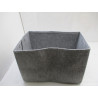 2 Paniers de rangement en feutre portable 47x30 h31cm