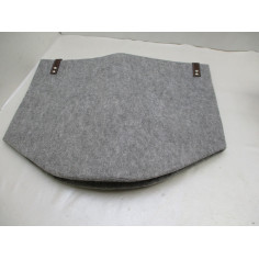 2 Paniers de rangement en feutre portable h40 Ø 33cm