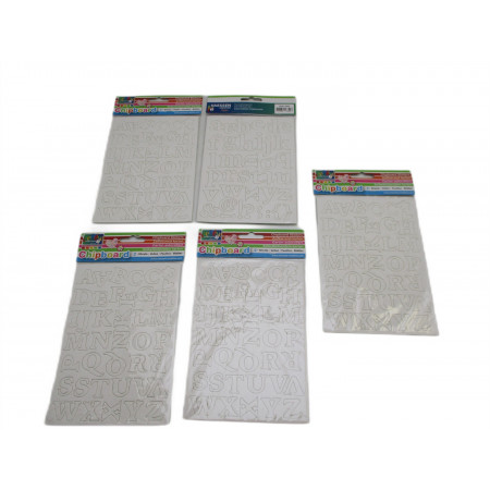 5 Blisters de 2 cartons autocollants creative