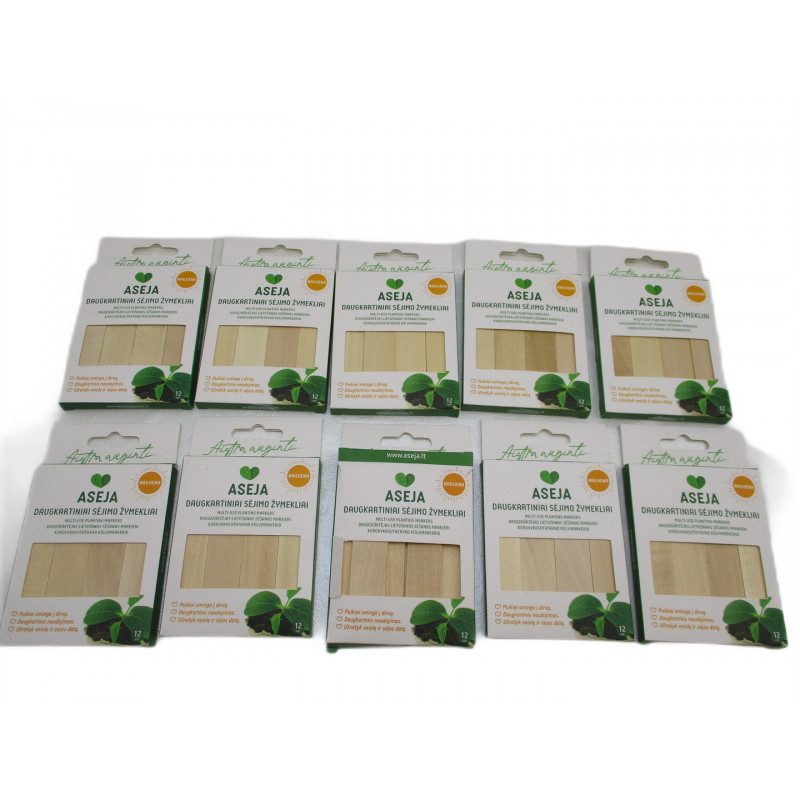 10 Blisters de 12 marqueurs de semis