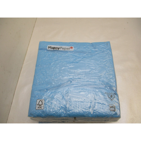 3 Blisters de 20 serviettes papier 40x40