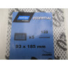 4 blisters de 5 papiers de poncage 93x185mm grain 120