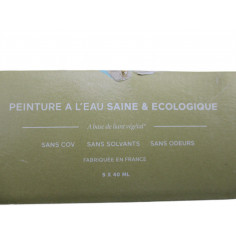 Boite de 5 peintures a l eau