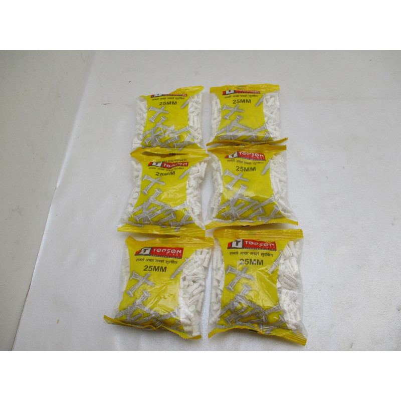 6 poches de 200 chevilles